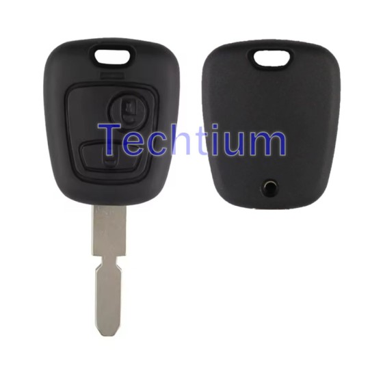 433Mhz ID46 chip 406 blade 2 button remote key for Citroen